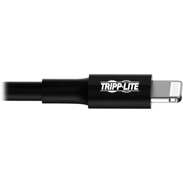 Charge Cable, Apple Lightning, Black, 10ft
