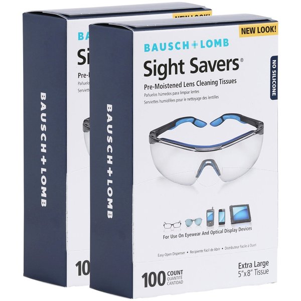 Tissues, Eyeglass, Pre-Moist, PK200