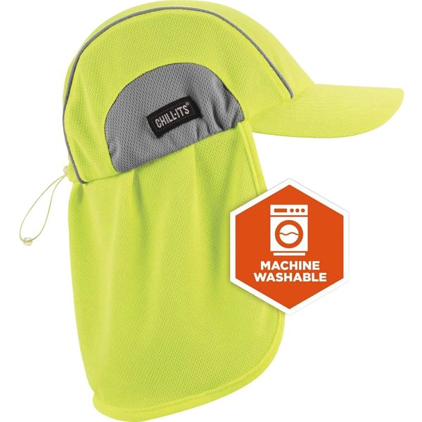 Cooling Hat, Lime, One Size