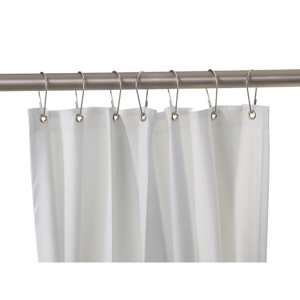 Shower Curtain, Vinyl, White, 46