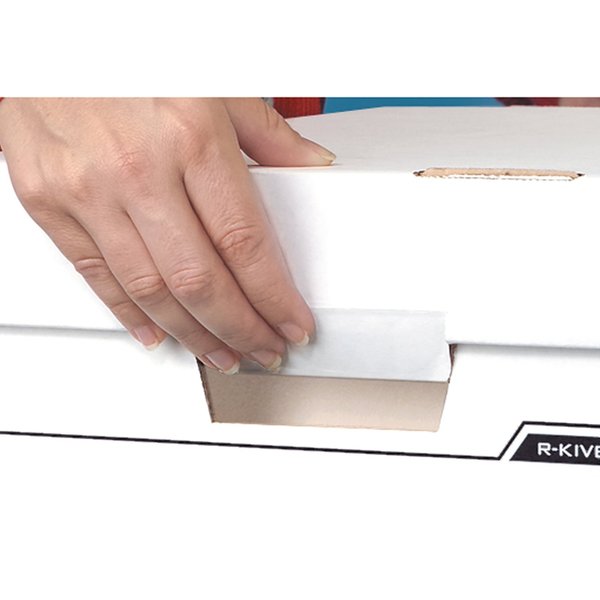 Banker Box, For Binder, Wht/Blu, PK12