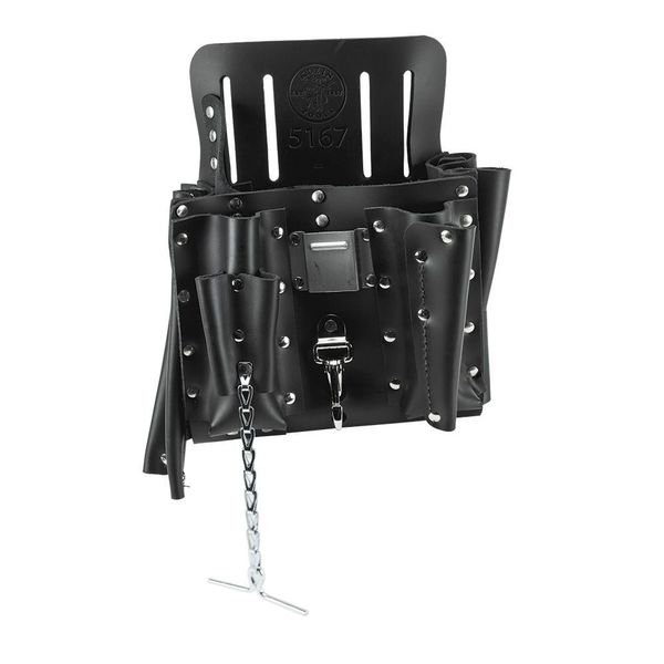 Black Leather 11 Pockets