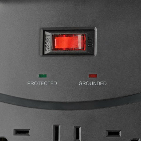 Surge Protector Power Strip 12 Outlet 2 USB Ports Tel/Modem/Coax