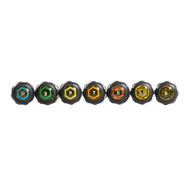 Hollow Shank Nut Driver Set, 3 in Shafts, Ergonomic Cushion Grip, Metric, 7-Piece