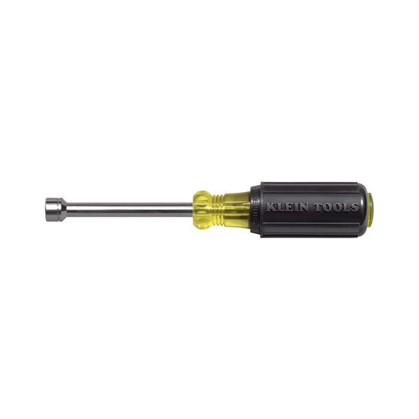 8 mm Nut Driver, Cushion Grip, 3-Inch Hollow Shaft