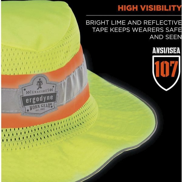 Cooling Hat, Lime, Solid, L/XL Size