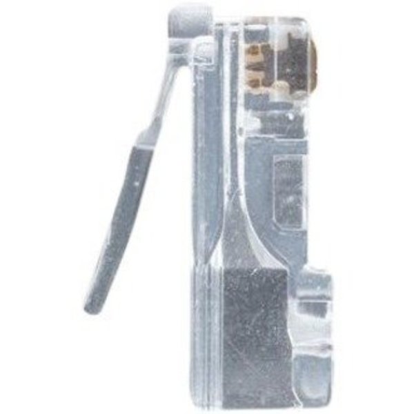 RJ45 CAT6 Pass-Through Connectors, PK 50