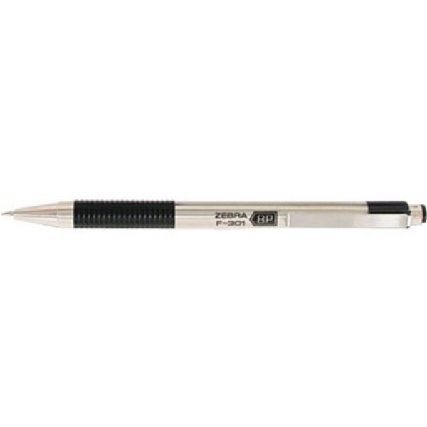 Pen, Ballpnt, F-301, Rt, 0.7, Bk, PK12