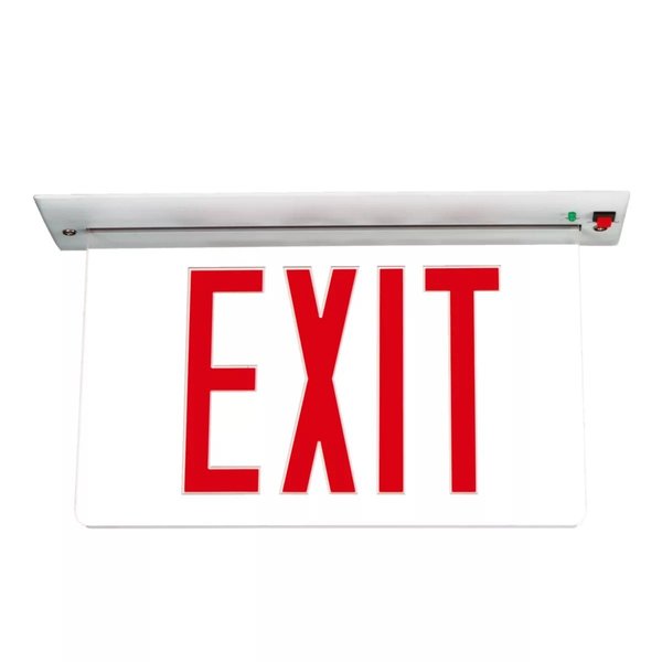 Edge-Lit, Recessed, Universal, Red, Sp
