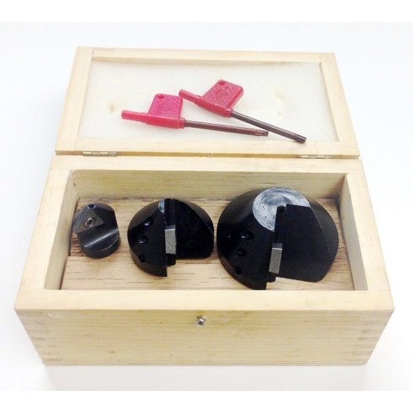 3 Piece 82 Degree Indexable Countersink & Chamfer Tool Set