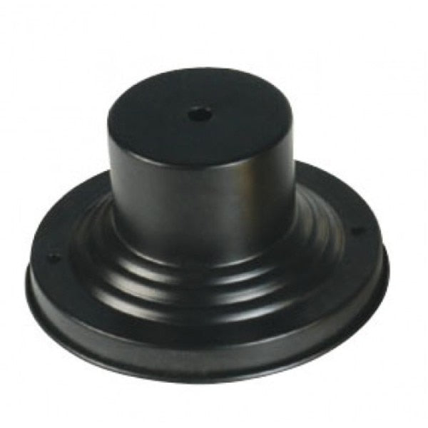Black Outdoor Pier Mount Adaptors