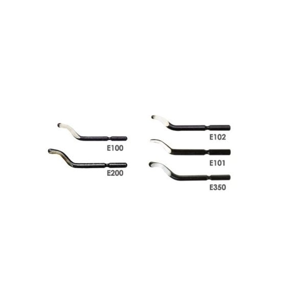 5 Piece E Style Deburring Blade Set
