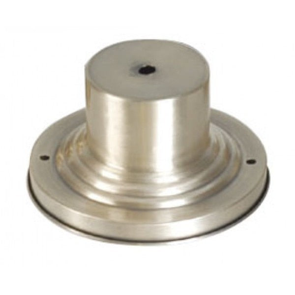 Brushed Nickel Outdoor Pier Mount Adapto