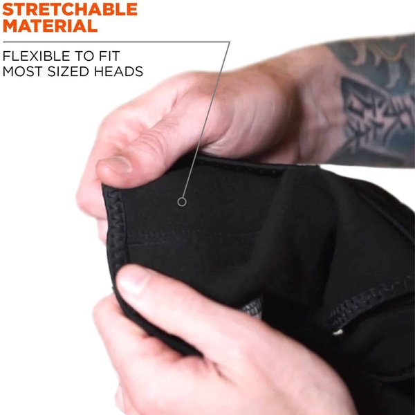 Balaclava, Black, Fleece/Neoprene, Universl