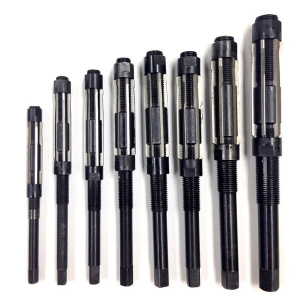 A-H 8 Piece High Speed Steel Adjustable Blade Reamer Set