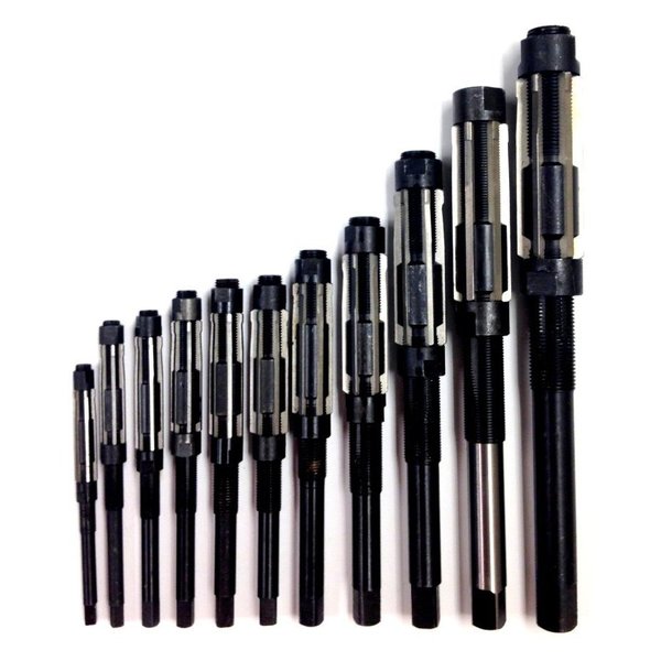 A-K 11 Piece High Speed Steel Adjustable Blade Reamer Set
