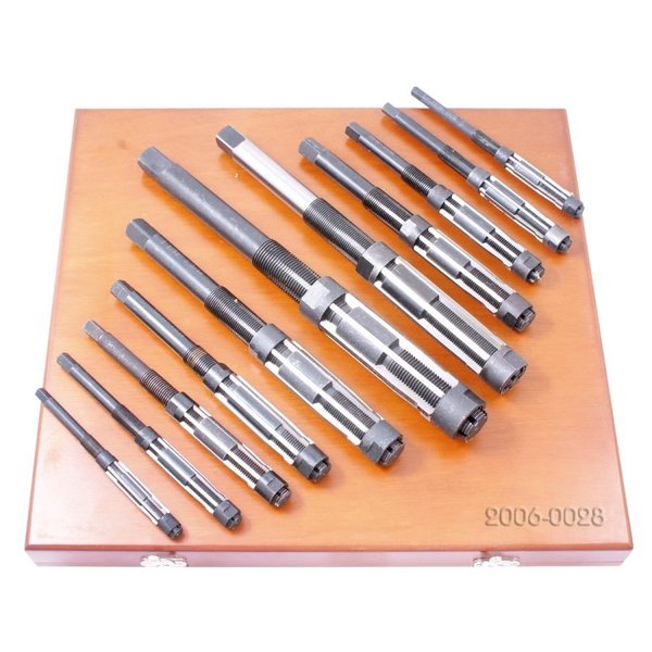 A-K 11 Piece High Speed Steel Adjustable Blade Reamer Set