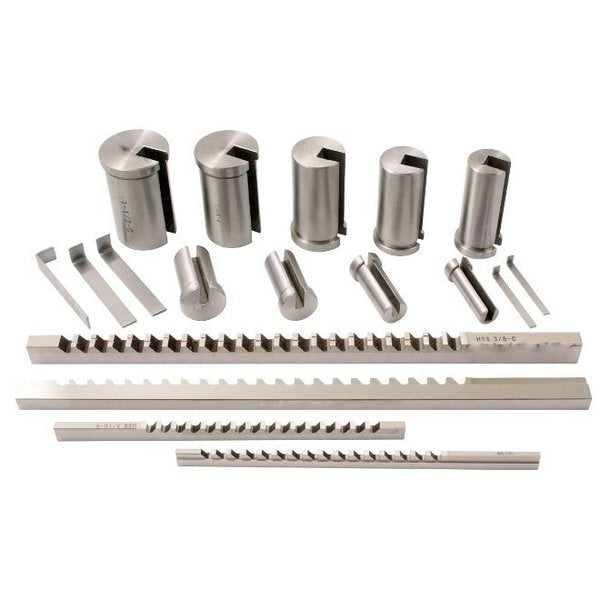 18 Piece Keyway Broach Set