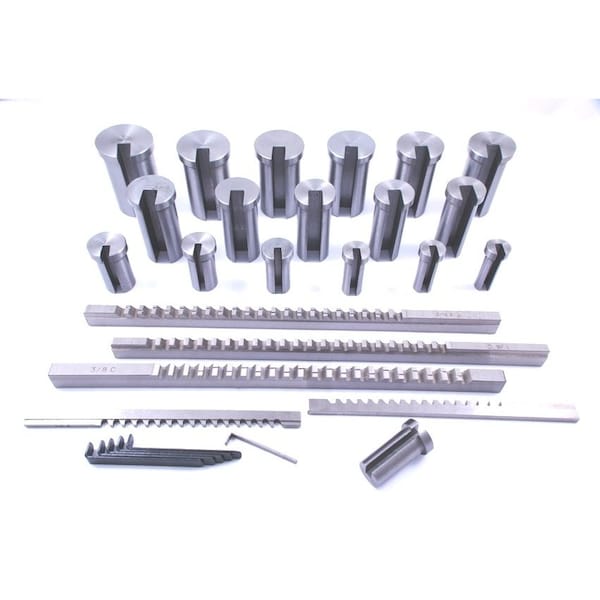 30 Piece Keyway Broach Set