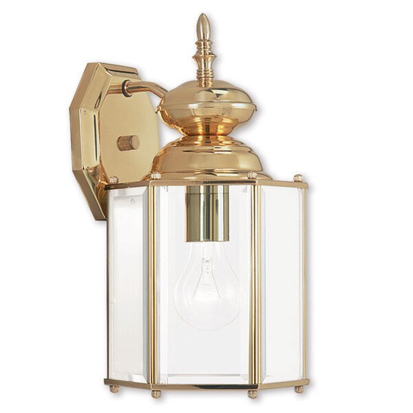 Outdoor Basics 1 Light Polished Brass Ou