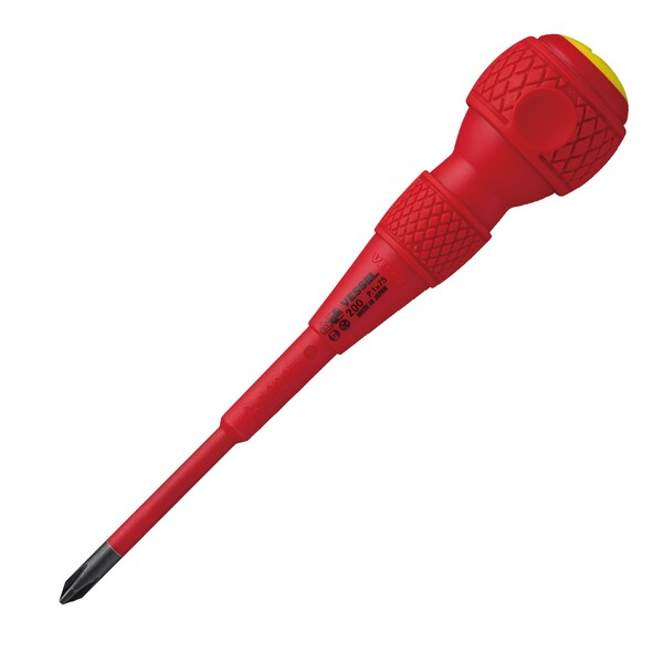 BALL GRIP Insulated Screwdriver No.200 +