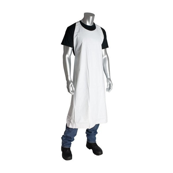 Pot Sink Vinyl Apron, 75 Mil, White, PK12