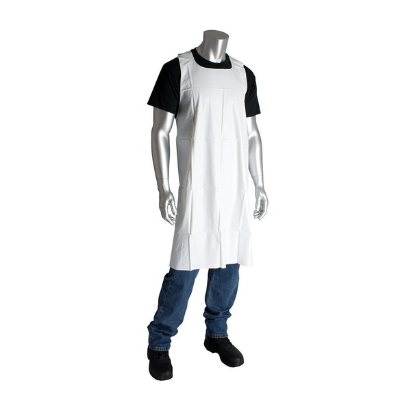 Pot Sink Vinyl Apron, 75 Mil, White, PK12