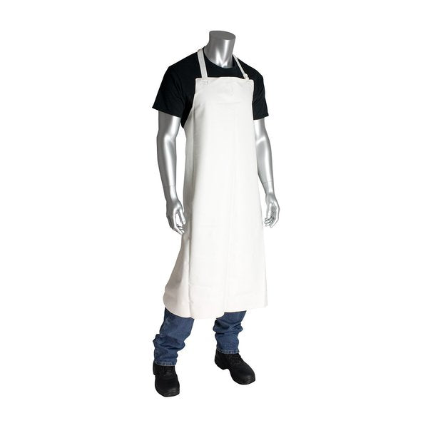 Heavy Duty Vinyl Apron, 20 Mil, White