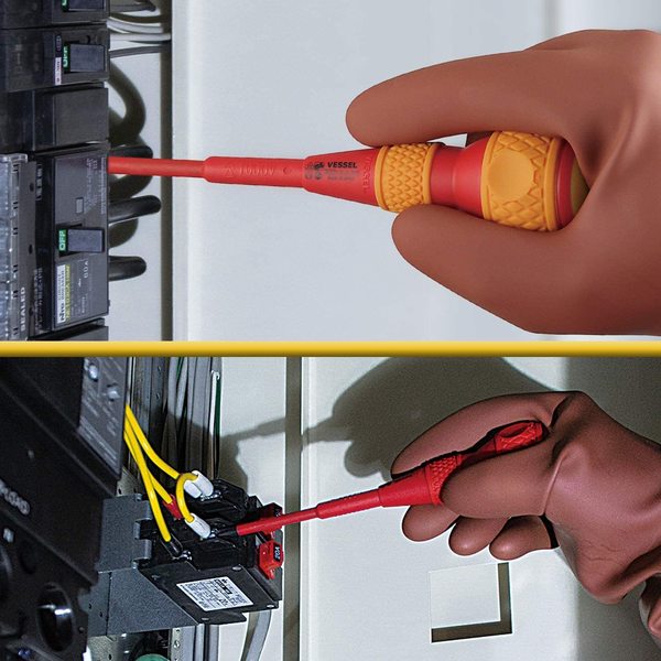 BALL GRIP Insulated Screwdriver No.200 -