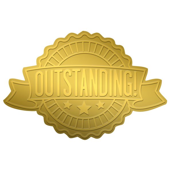 Certificate Seal Embossed Gold Foi, PK48