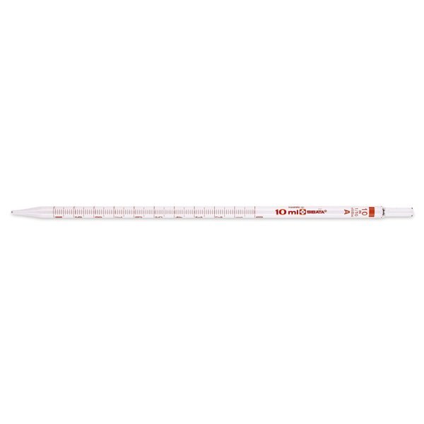 Mohr Measuring Pipette, 10 mL, 0.1 gr, PK12