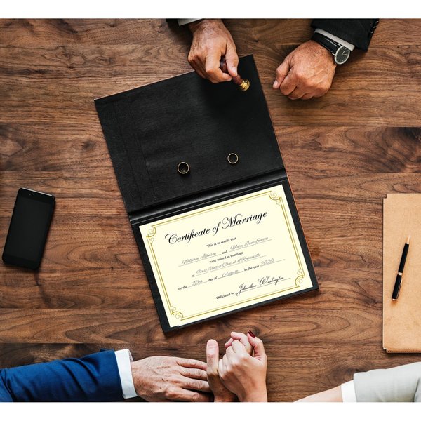 Certificate Gold Foil Golden Scrol, PK12