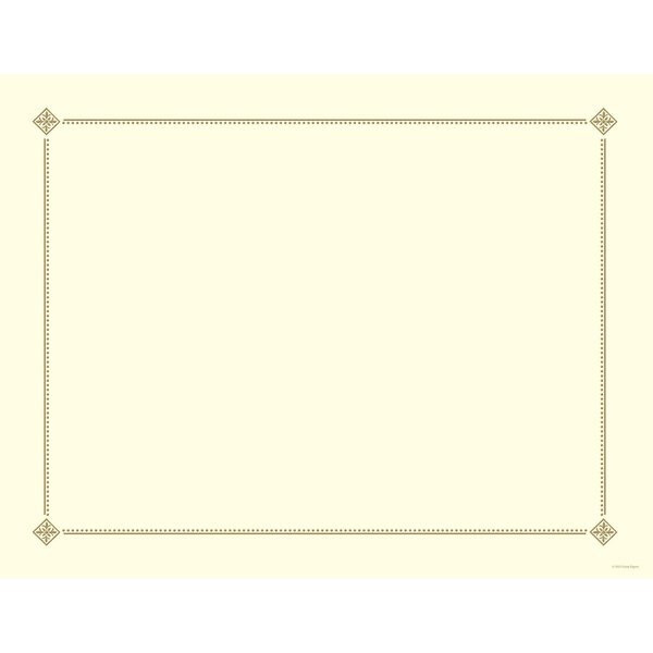 Certificate Gold Foil Corner Tiles, PK12