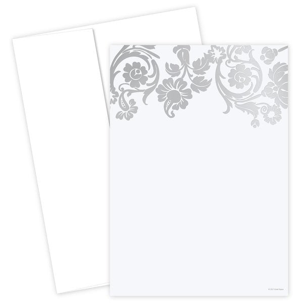 Invitation Flat Card W/ Envelopes, PK10