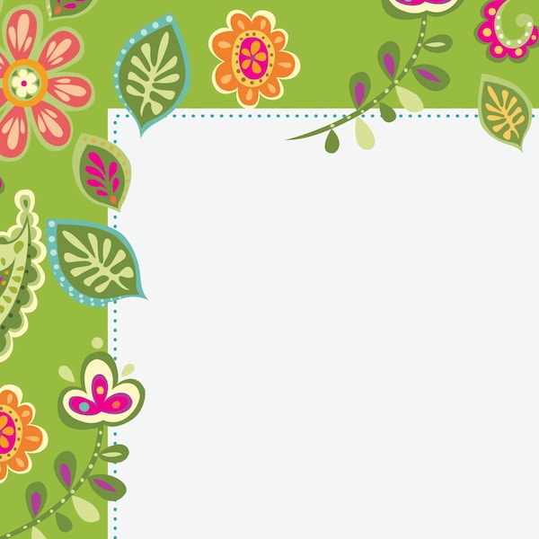 Stationery Letterhead, Paisley Flo, PK80