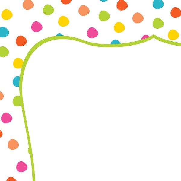 Stationery Letterhead, Circus Dots, PK80