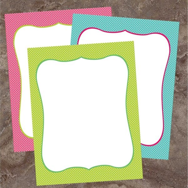 Stationery Letterhead, Spring Dots, PK60