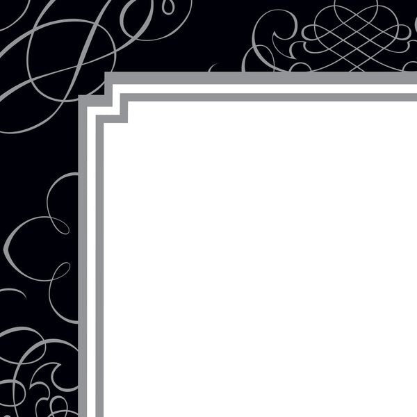 Stationery Letterhead, Black And S, PK80