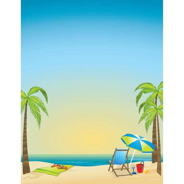 Stationery Letterhead, By The Beac, PK80