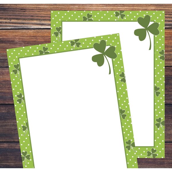 Stationery Letterhead, Clover Dots, PK80