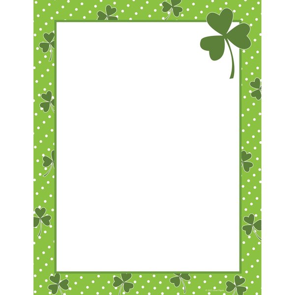 Stationery Letterhead, Clover Dots, PK80