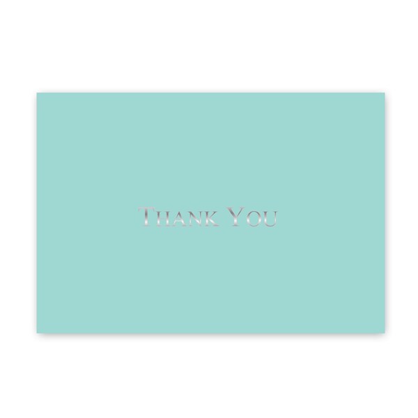 Thank You Card W/Envelope, Bella Bl, PK20