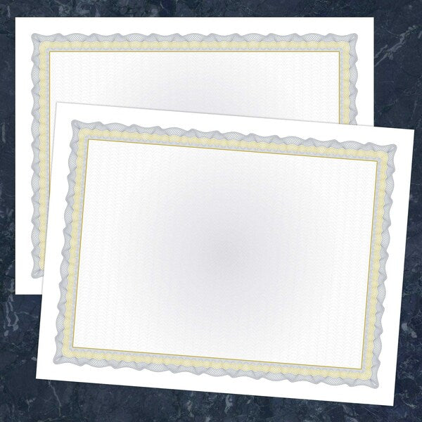 Certificate Gold Foil Twisty Graph, PK15