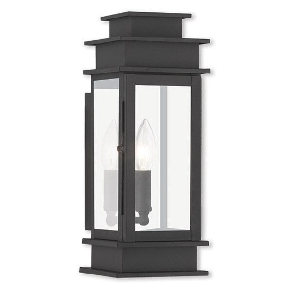 Princeton 1 Light Black Outdoor Wall Lan