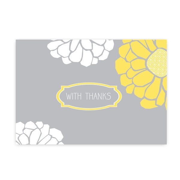 Thank You Card and Envelopes, Sunny, PK24