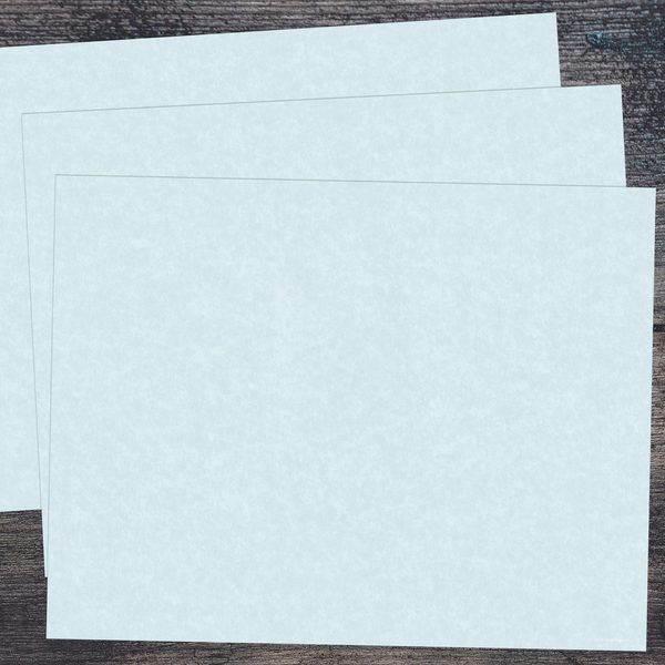 Certificate Faux Parchment, Blue, PK50