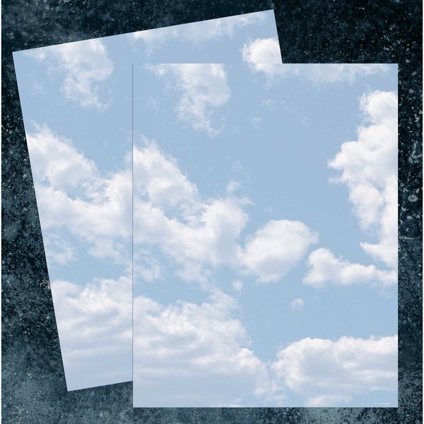 Stationery Letterhead, Clouds, 8.5x11, PK80
