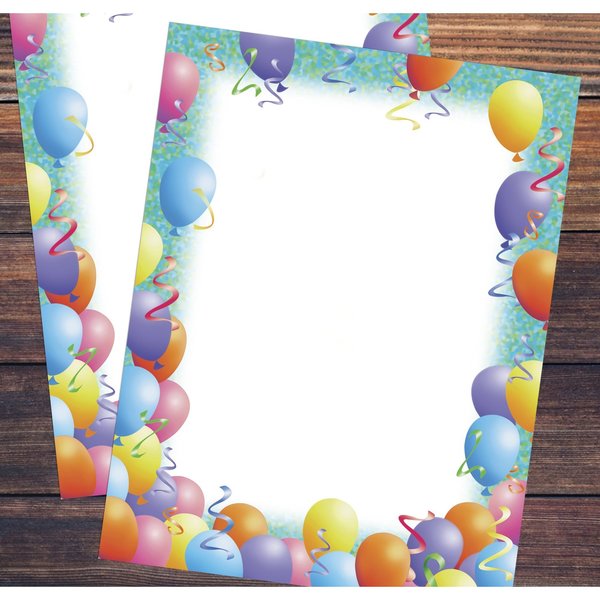Stationery Letterhead, Party, 8.5x11