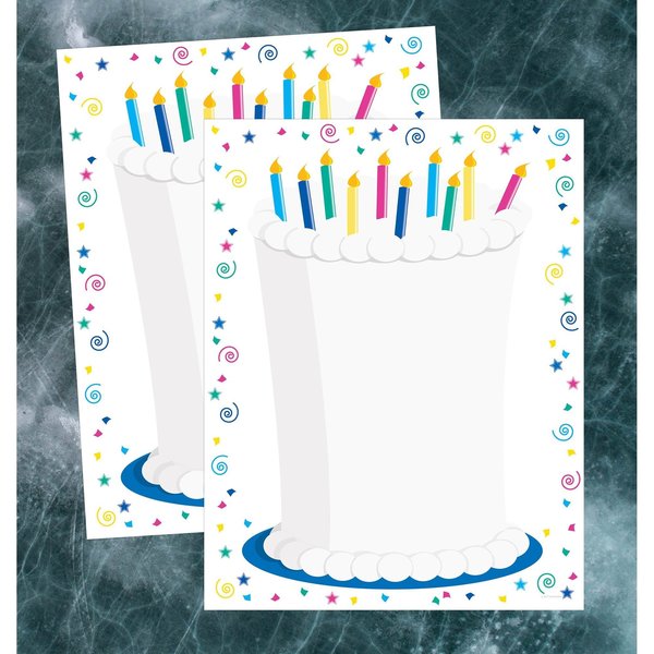 Stationery Letterhead, Cake, 8.5x11