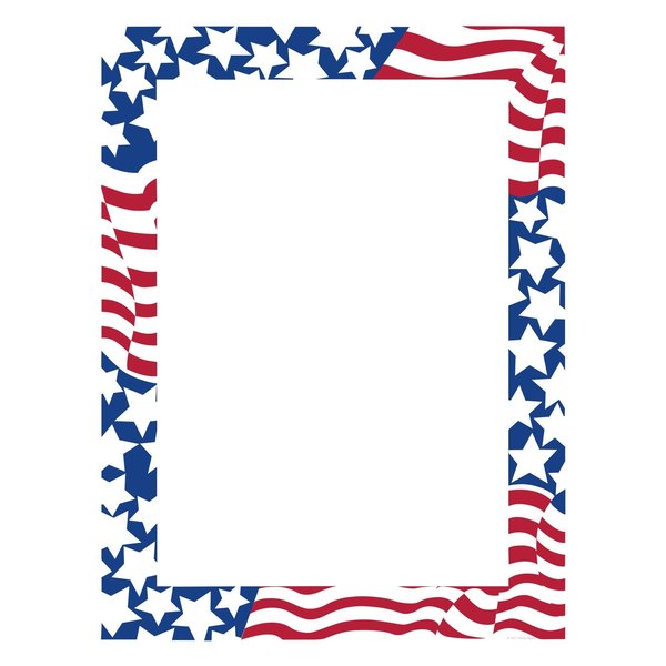 Stationery Letterhead, Stars and S, PK80